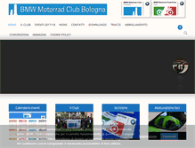 Tablet Screenshot of bmwmotorradclubbologna.it